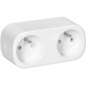 Orno Tuya Smart Wi-Fi Dual Wireless Splitter, White Orno Tuya Smart Wi-Fi Dual Wireless Splitter, White