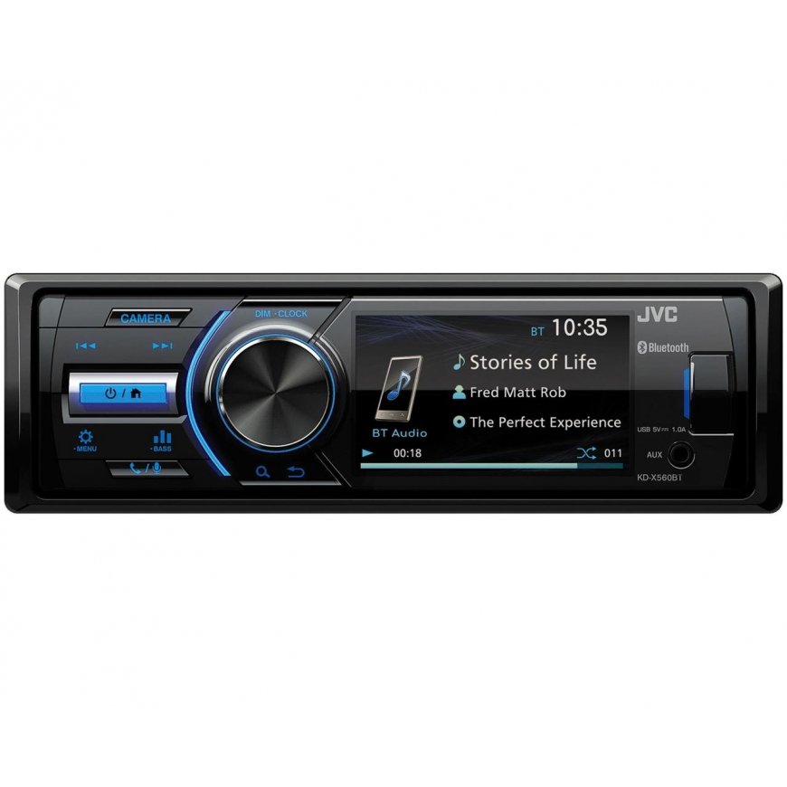 JVC KD-X560BT Juoda 180 W Bluetooth – 4