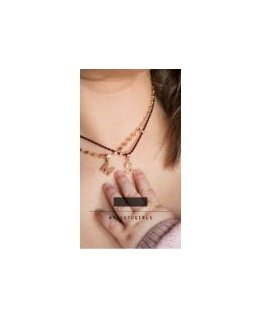 Rosato Bronze pendant letter "L" Storie RZ090