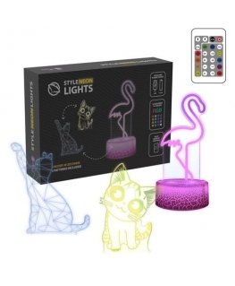 Manta SNL119RGB LED-lamppu Valokoristelu Eläimet RGB 3D