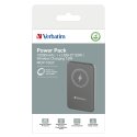 Verbatim Charge 'n' Go Ličio polimeras (LiPo) 10000 mAh Belaidis įkrovimas Pilka