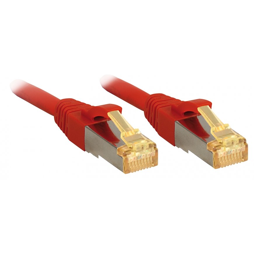 Lindy 47297 networking cable Red 7.5 m Cat7 S/FTP (S-STP)