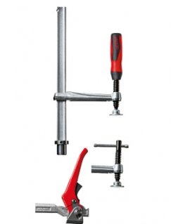 BESSEY TW28-30-12-2K klammerdaja F-klamber 30 cm Must, Punane, Roostevaba teras