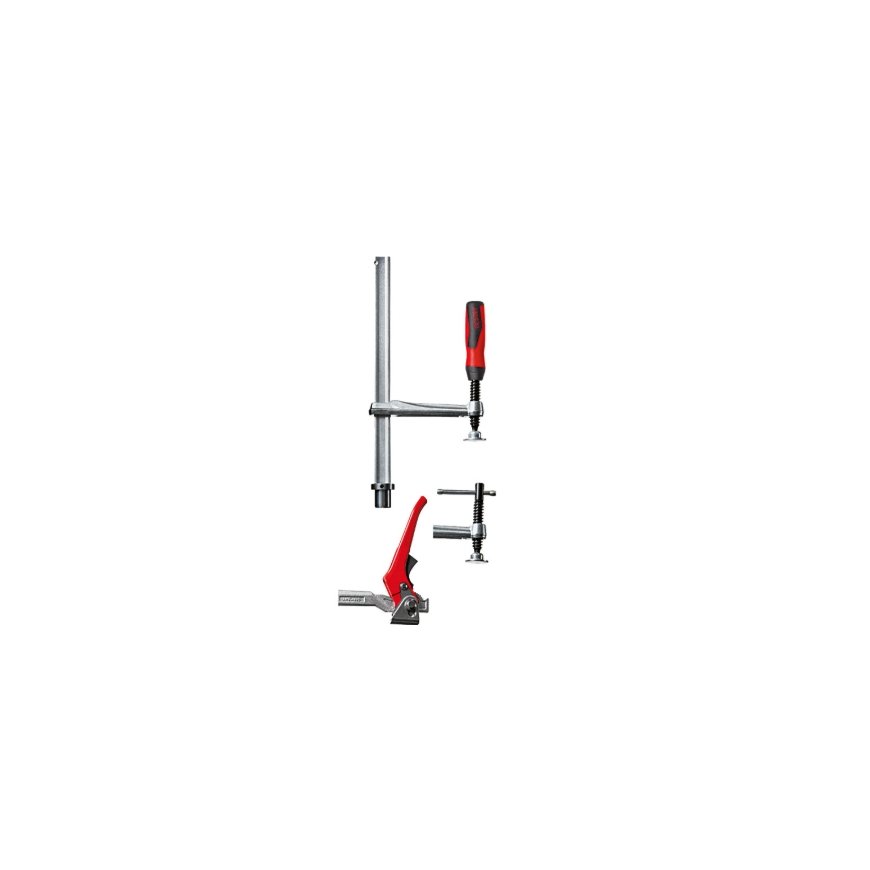 BESSEY TW28-30-12-2K струбцина F-зажим 30 cm Черный, Красный, Нержавеющая сталь