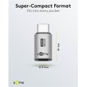 Goobay 74447 kabeļu spraudņu pāreja USB-C Sudrabs Goobay 74447 kabeļu spraudņu pāreja USB-C Sudrabs