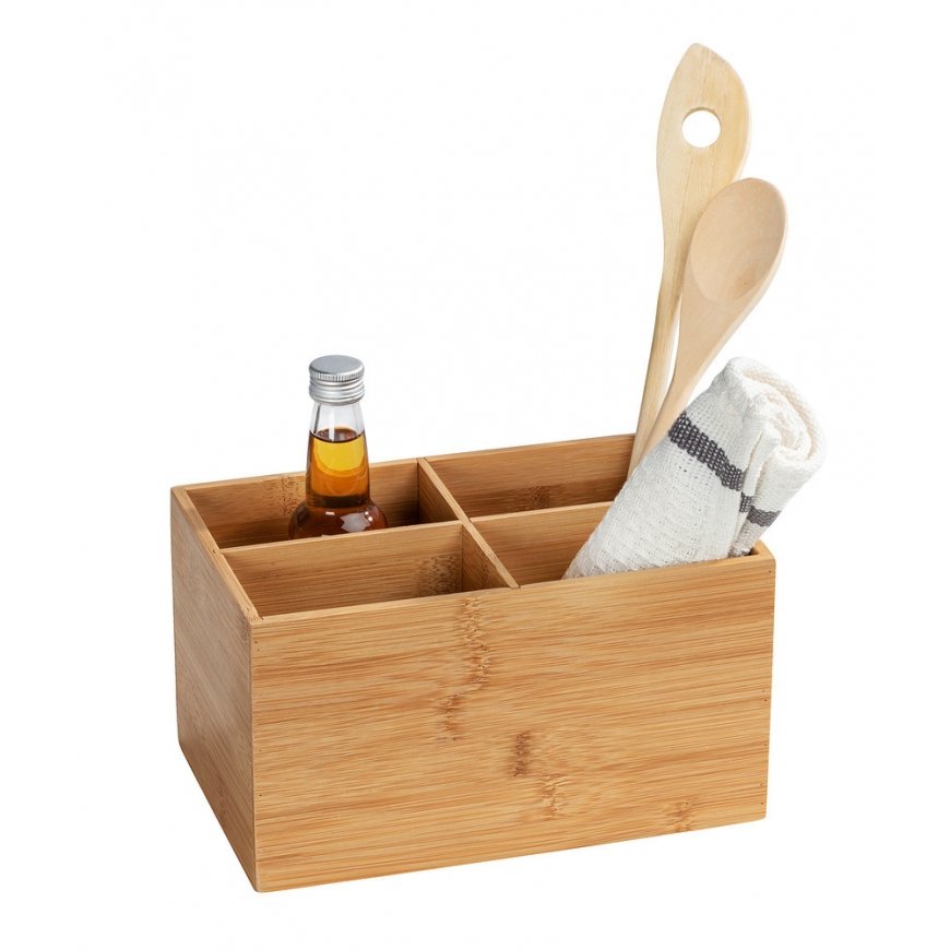 WENKO 23926100 storage box Rectangular Bamboo – 3
