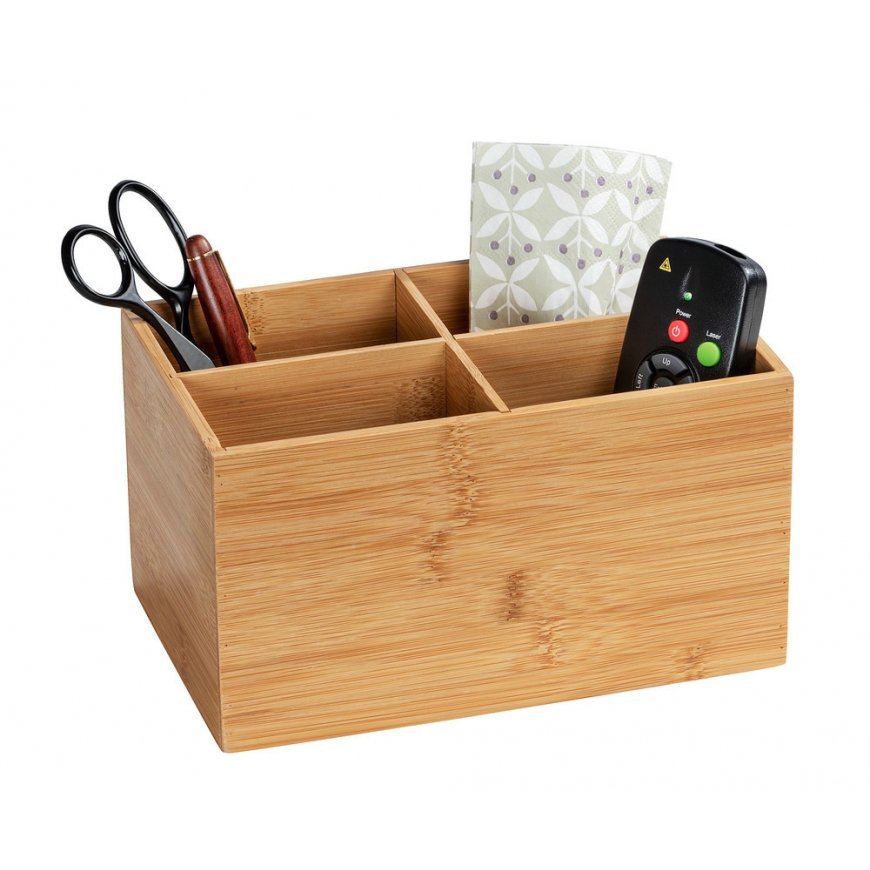 WENKO 23926100 storage box Rectangular Bamboo – 4