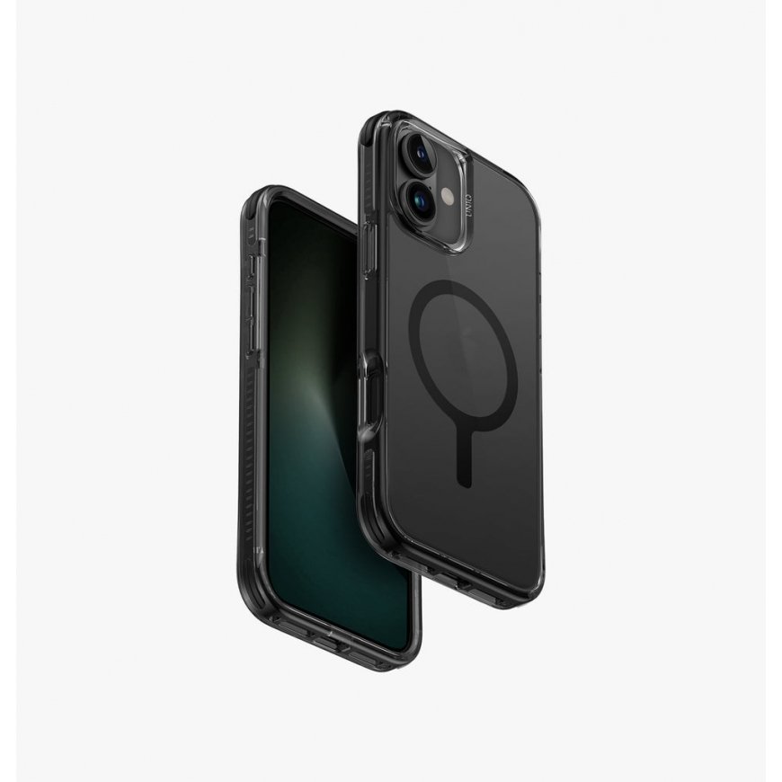 Uniq Combat mobilo telefonu apvalks 17 cm (6.7") Aploksne Melns