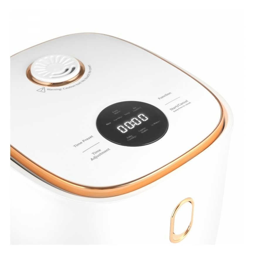 Lauben LBRCMMRC120WA rice cooker 1.2 L 300 W Rose gold, White – 4