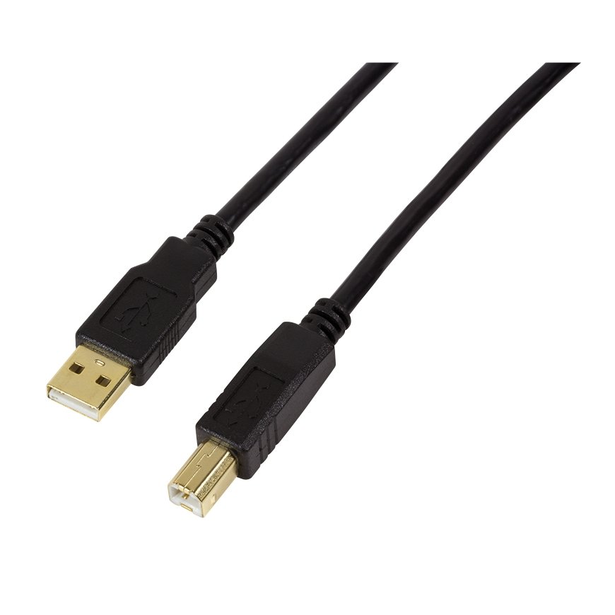 LogiLink UA0265 USB kabelis USB 2.0 15 m USB A USB B Melns – 2