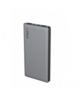 Lamax LAM10000MAHSL power bank Lithium Polymer (LiPo) 10000 mAh Metallic