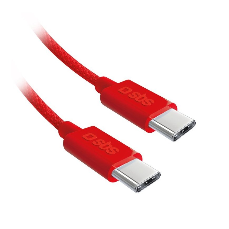 SBS TECABLETISSUETCCB USB cable USB 2.0 1.5 m USB C Red