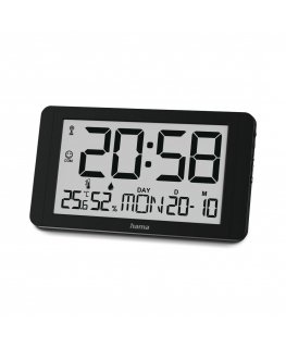 Hama 00222215 wall/table clock Digital clock Прямоугольник Черный