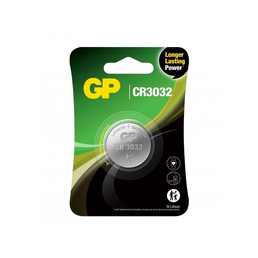 GP Batteries Lithium CR3032 Vienreizējas lietošanas baterija Lithium-Manganese Dioxide (LiMnO2)