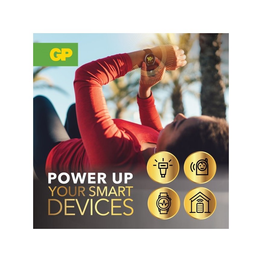 GP Batteries Lithium CR3032 Vienreizējas lietošanas baterija Lithium-Manganese Dioxide (LiMnO2) – 4