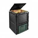 Bigbuy Garden Garden compost bin, closed, with lid - 300l Bigbuy Garden Garden compost bin, closed, with lid - 300l