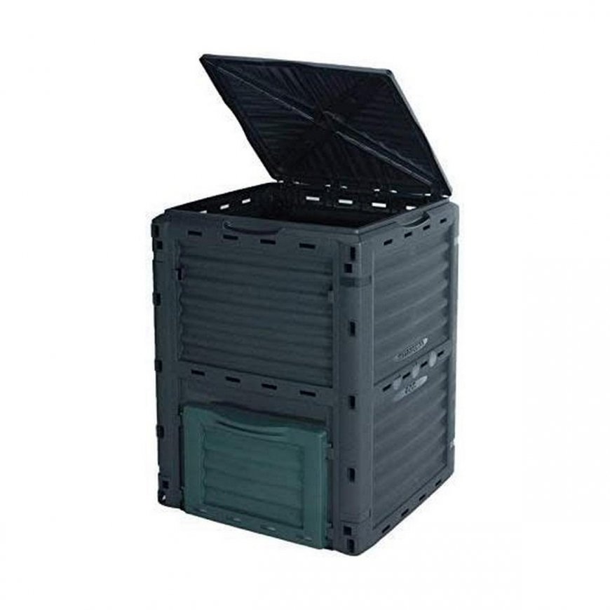 Bigbuy Garden Garden compost bin, closed, with lid - 300l – 3