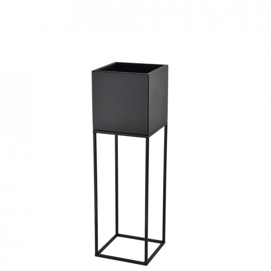 Flower pot holder for wall, metal 30.5cm