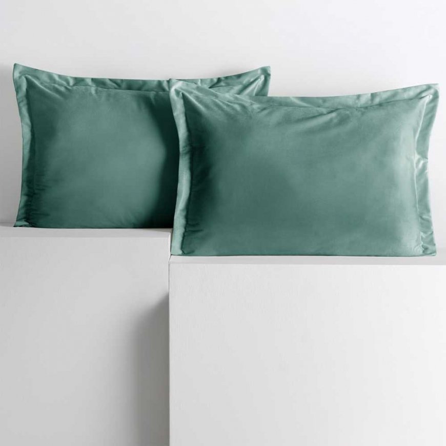 AmeliaHome Decorative pillowcase AH VELVET MINT SIDE size is 50X70*2 – 5