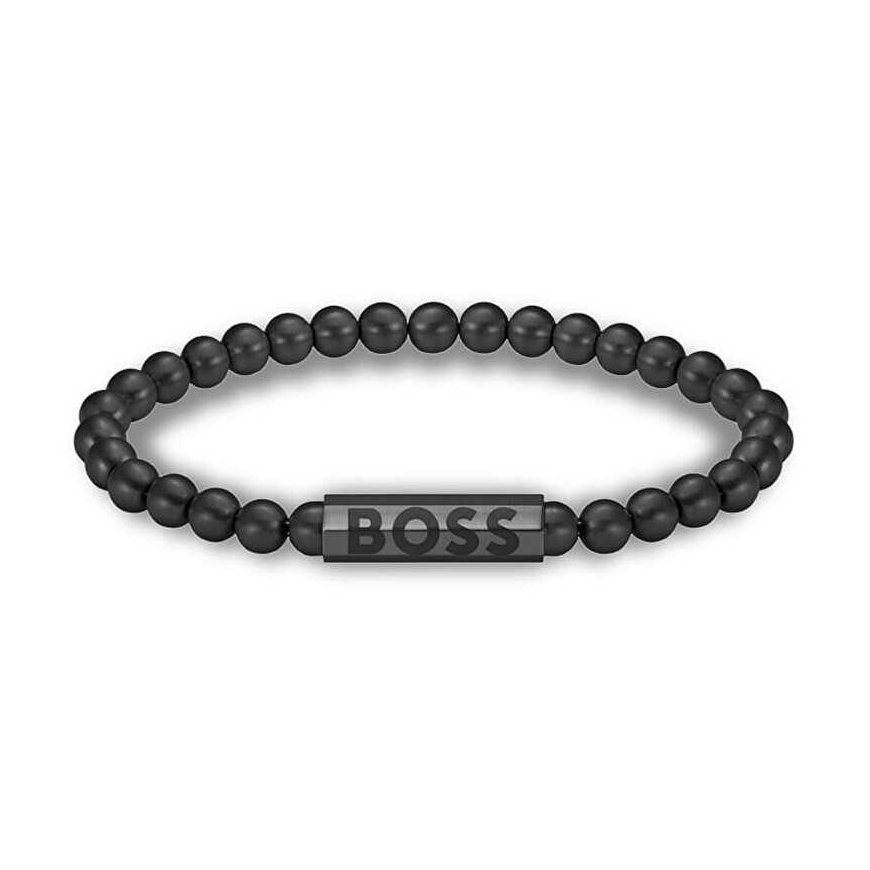 Hugo Boss Black beaded bracelet Sphere 1580659