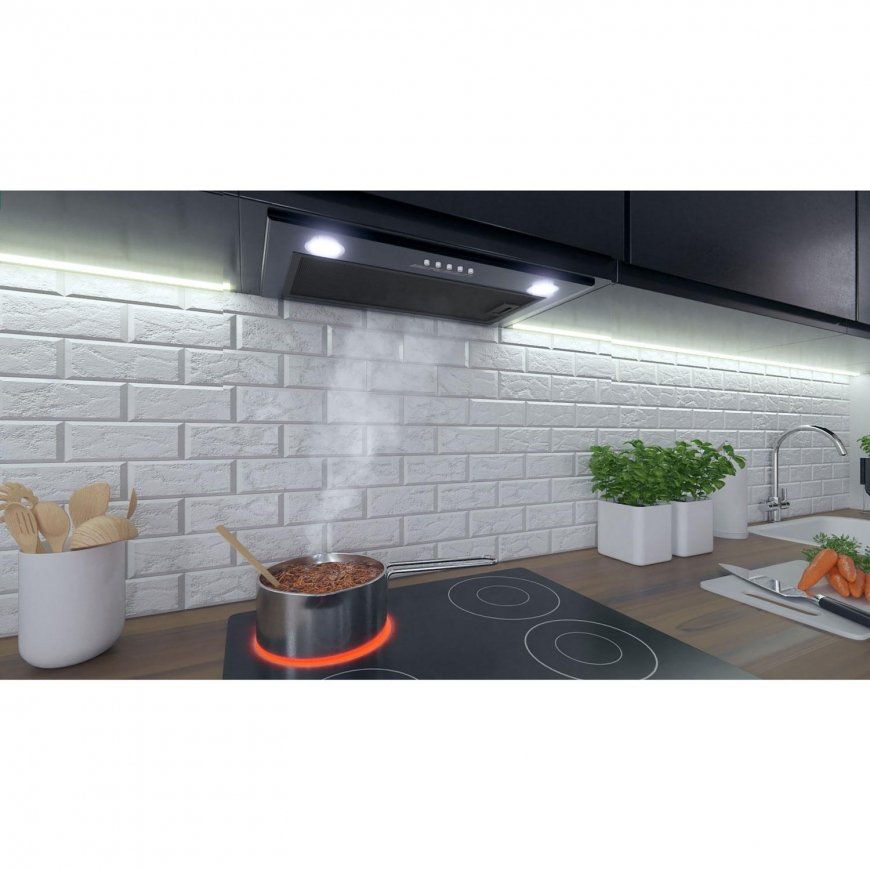Berdsen Black under-cabinet kitchen hood 52 cm BE-50 – 3