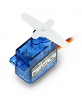 Elecfreaks Servo EF90D 360 - mikro - vanteella ja renkaalla