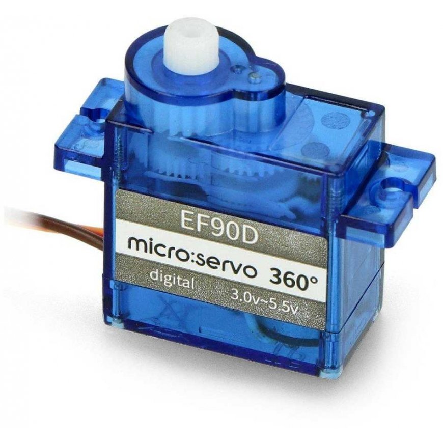 Elecfreaks Servo EF90D 360 - micro - with wheel and tire – 2