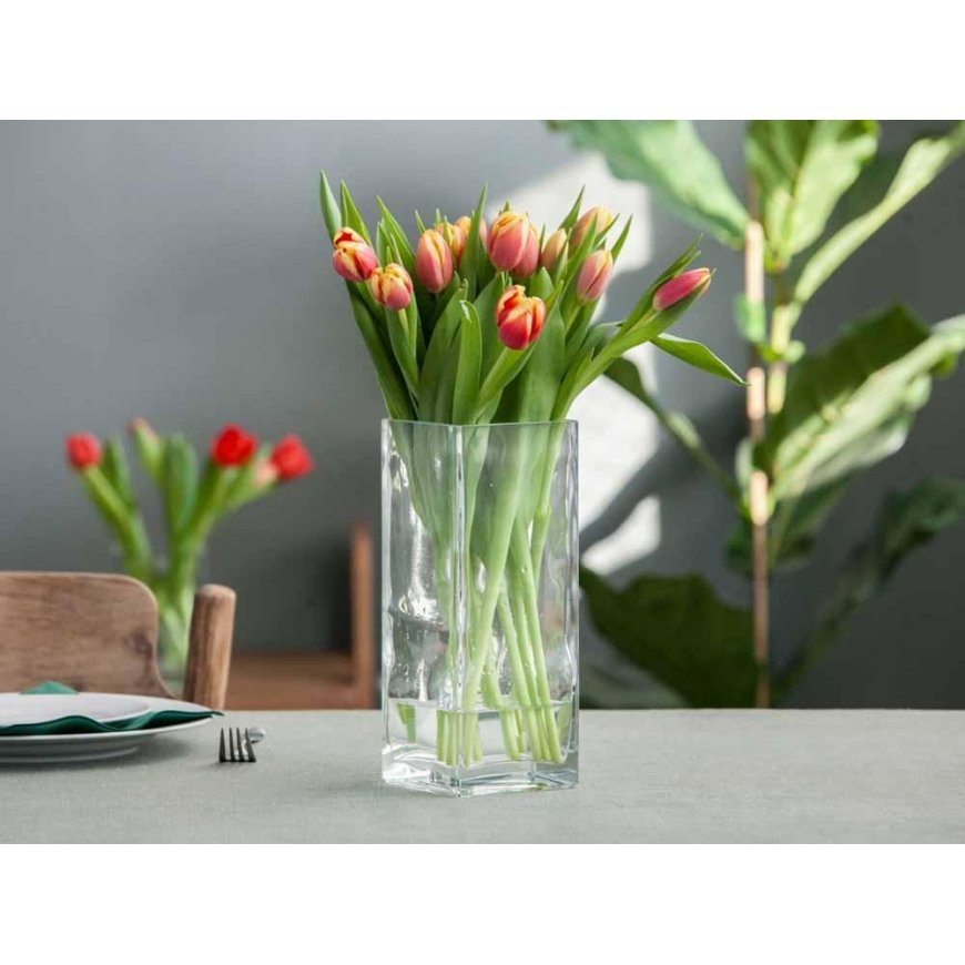 Mondex Vase SQUARE 10X10CM H-25CM (05-063/250) – 2