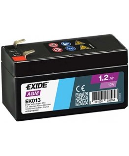Exide-akku 1,2 Ah 18A EN 12V AGM