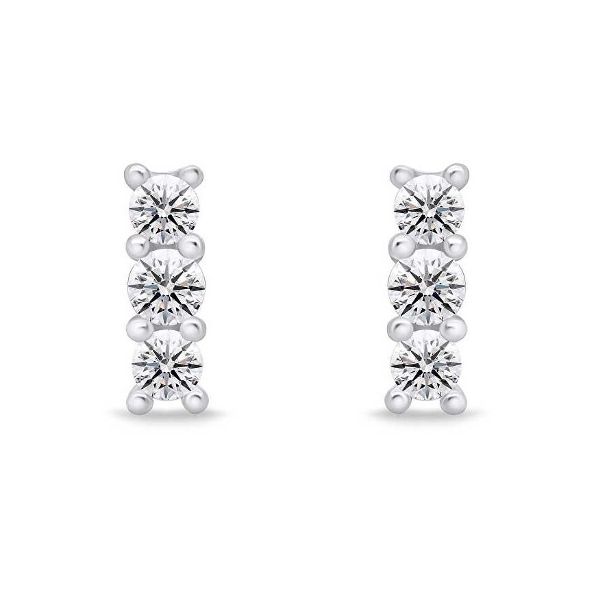 Brilio Silver Brilio Silver Fashion hopeiset korvakorut kirkkailla zirkoneilla EA605W – 2