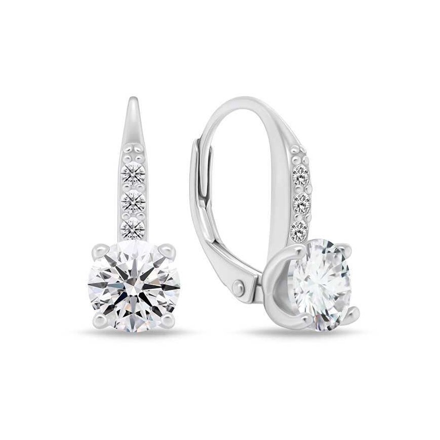 Brilio Silver Elegant silver set with zircons SET274W (pendant, dangle earrings) – 5