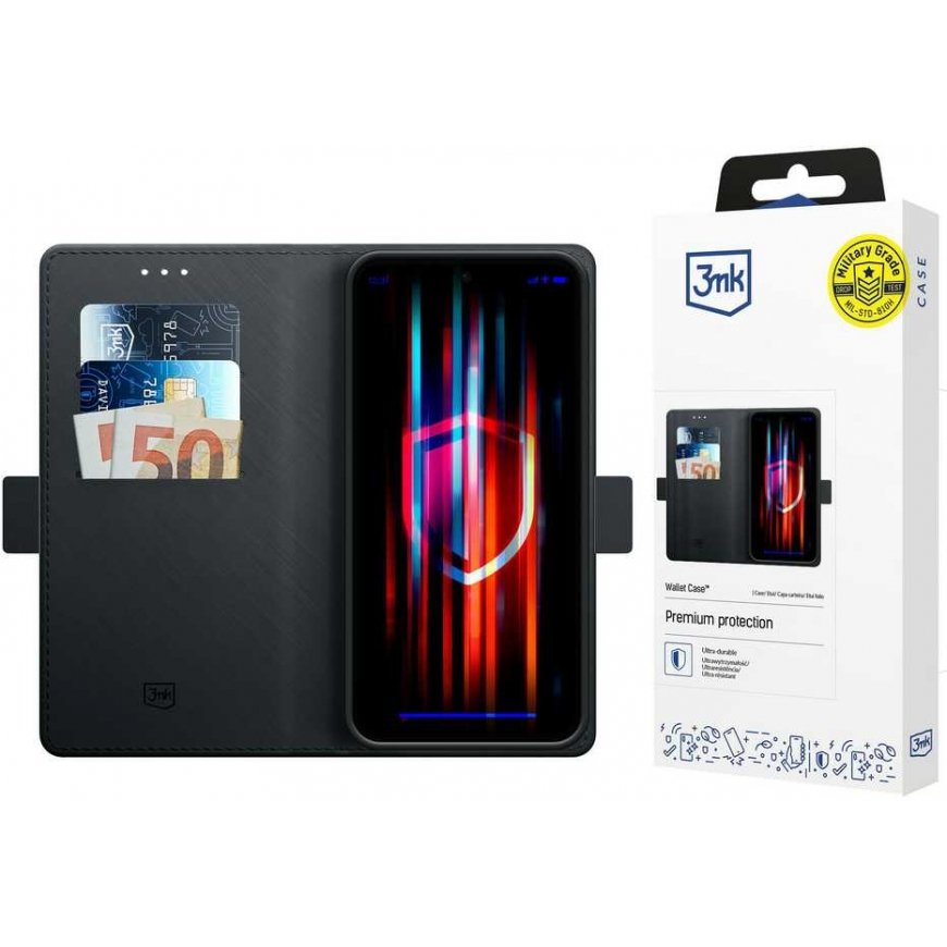 3Mk wallet case for Samsung Galaxy A36 5G - black