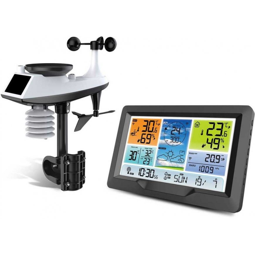 Berdsen Meteorologinė stotis su ekranu BD-905 grafitas – 2