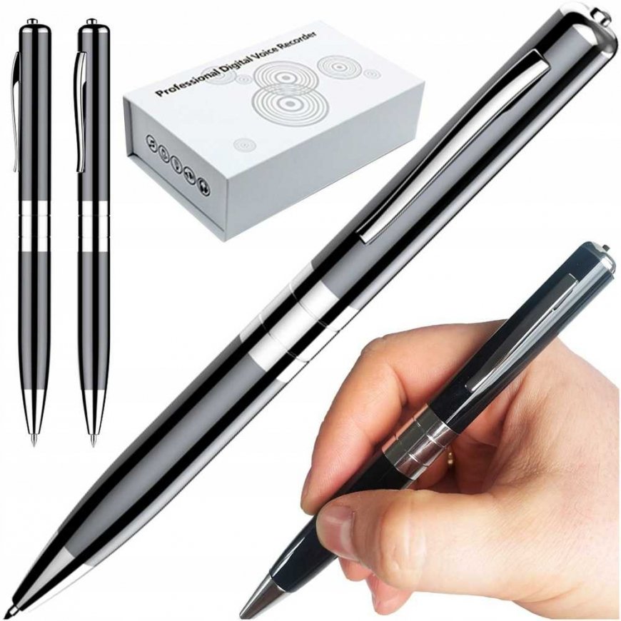 Luxury Goods BALLPOINT MINI SPY ÄÄNITALLENNIN PENDRIVE 15H HQ, salakuuntelun havaitsemiseen – 2