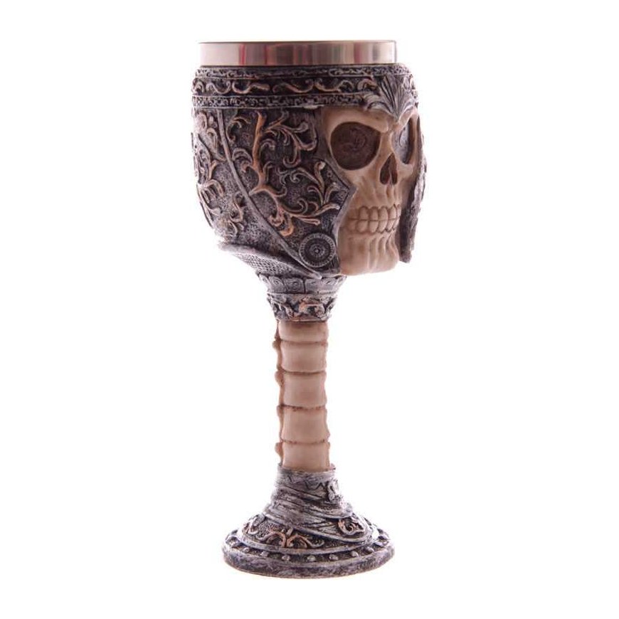 Puckator Skull Warrior Gothic goblet