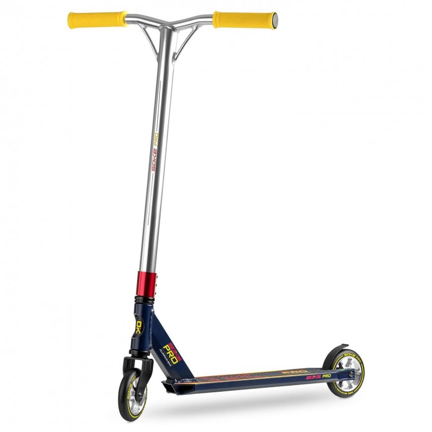 SOKE PRO stunt scooter in dark blue and red – 4