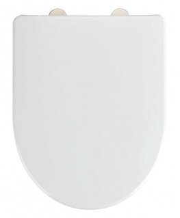 WENKO 24339100 klozeto dangtis Kieta tualeto sėdynė Duroplastas Balta