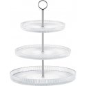 Three-tier cake stand For curly hair 29 cm silver AMBITION