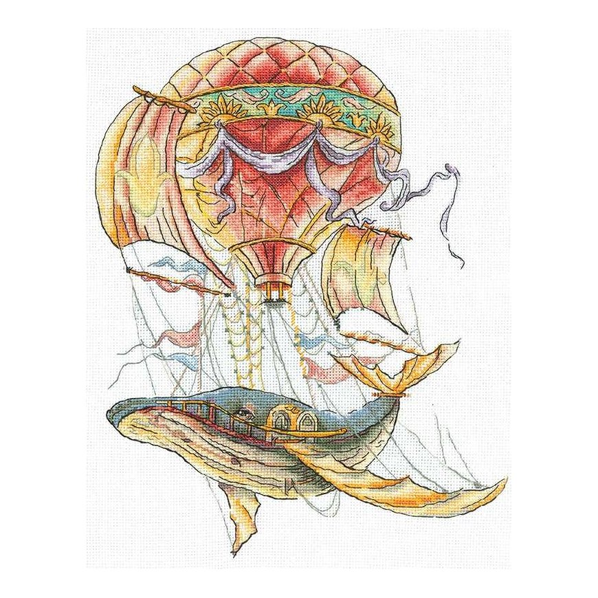 Beldizart Cross stitch kit "Flight of the Whale" SANP-68
