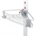 PURIO telescopic bathroom shelf for shower, corner, 3 levels, WENKO PURIO telescopic bathroom shelf for shower, corner, 3 levels, WENKO