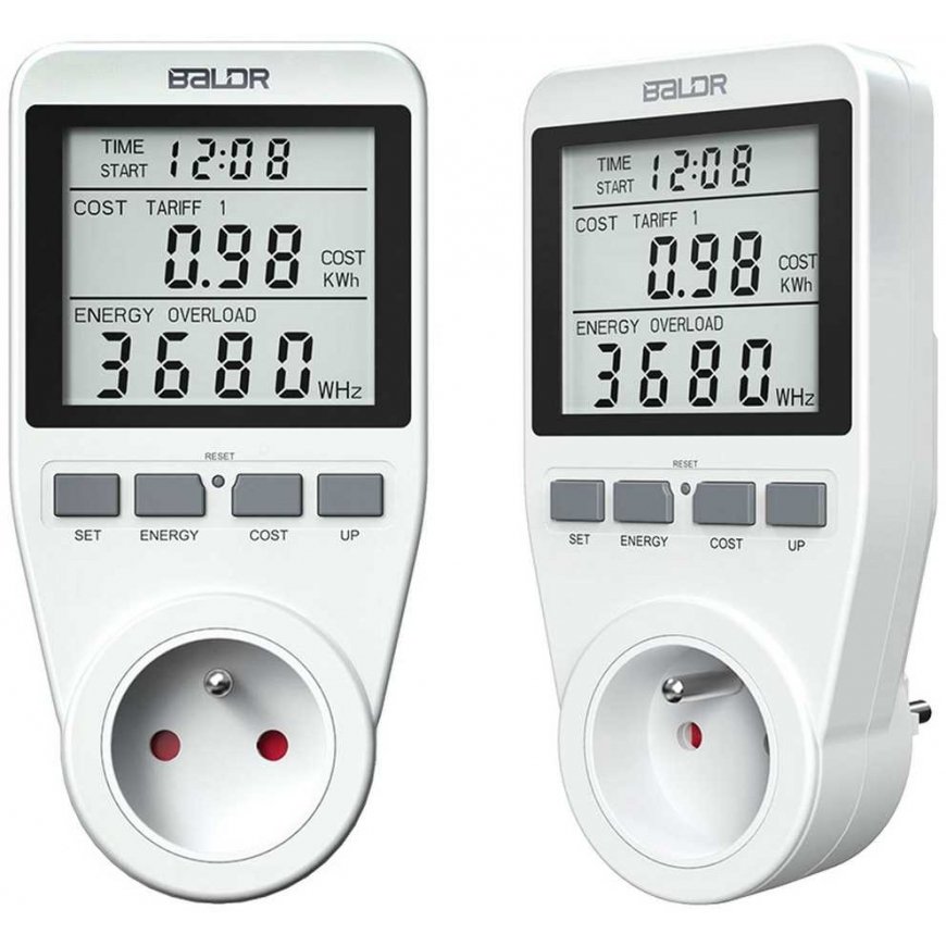 Single-phase wattmeter Berdsen BD-990 white