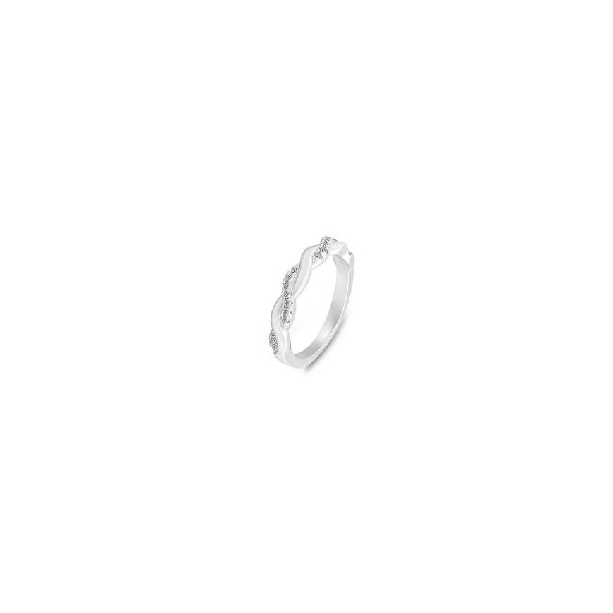 Brilio Silver Beautiful gold-plated ring with real pearl and zircons RI062Y – 2