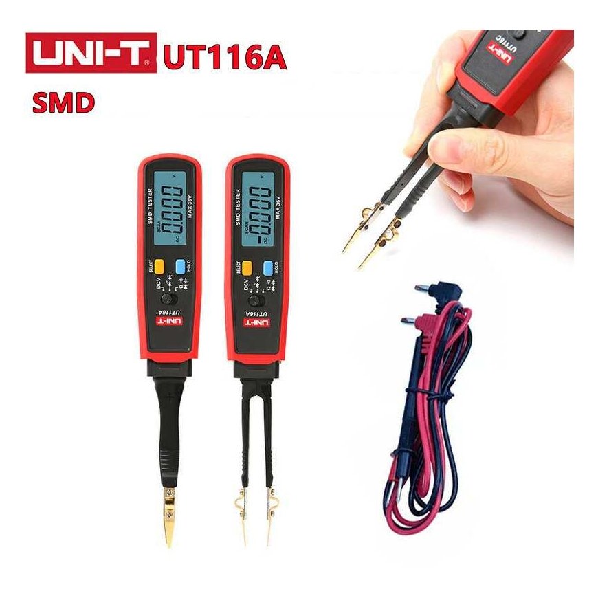 SMD multimetras , 30MΩ 30mF DC V: 36V diodų testavimas, UNI-T