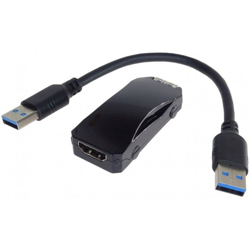 PremiumCord USB 3.0 - HDMI -sovitin äänellä, FULL HD 1080p
