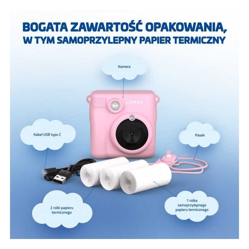 Lamax InstaKid1 Rožinė – 3