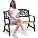 Sofotel Ivy garden bench with backrest 122 x 88.5 x 55.5 cm Sofotel Ivy garden bench with backrest 122 x 88.5 x 55.5 cm