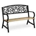 Sofotel Ivy garden bench with backrest 122 x 88.5 x 55.5 cm Sofotel Ivy garden bench with backrest 122 x 88.5 x 55.5 cm