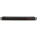 Extralink 19\" 1U 7 SOCKET EU TYPE POWER PDU WITH SWITCH PDU 7-EU Toitelatt Extralink 19\" 1U 7 SOCKET EU TYPE POWER PDU WITH SWITCH PDU 7-EU Toitelatt