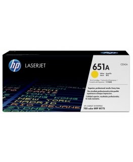HP 651A, Оригинальный лазерный картридж LaserJet, Желтый
