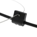 Deltaco HDMI-ARACCX5 kabeļu spraudņu pāreja HDMI Type-A Melns